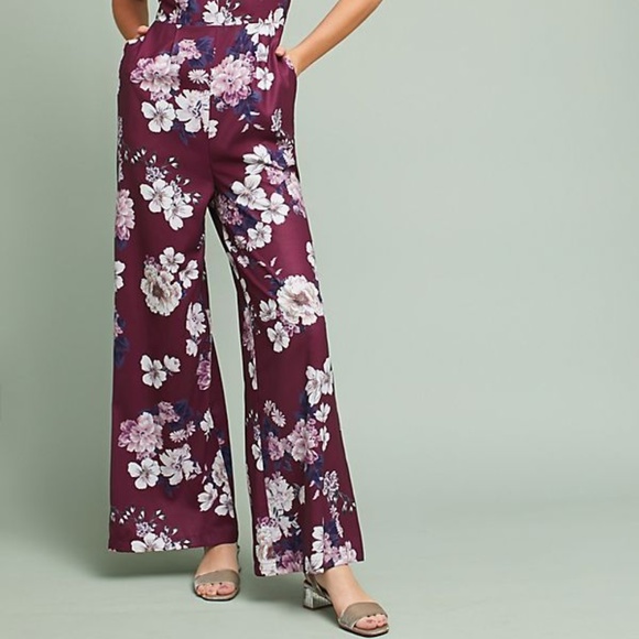 Anthropologie Yumi Kim Floral Cutout Jumpsuit new with tag - Picture 5 of 8